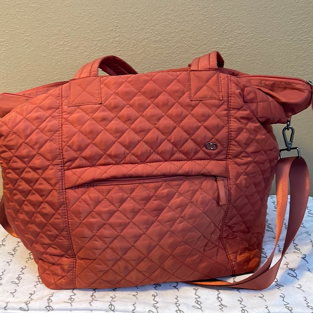 CALIA Women's Quilted Travel Tote